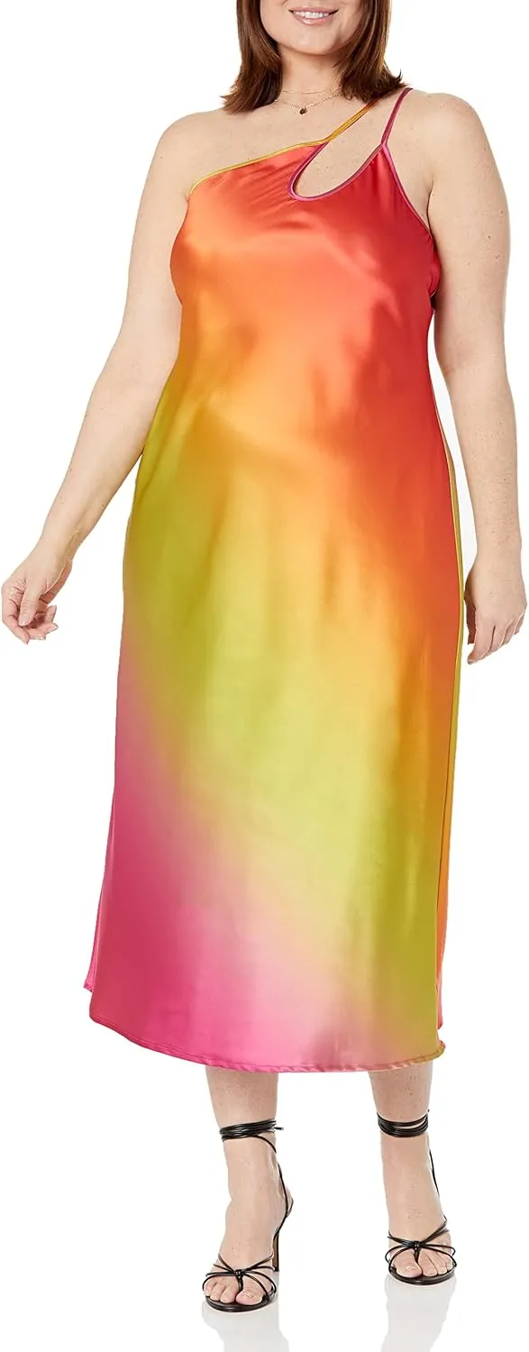 The Drop Women's Ashley Asymetrical Slip Dress