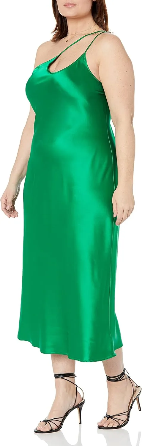 The Drop Women's Ashley Asymetrical Slip Dress