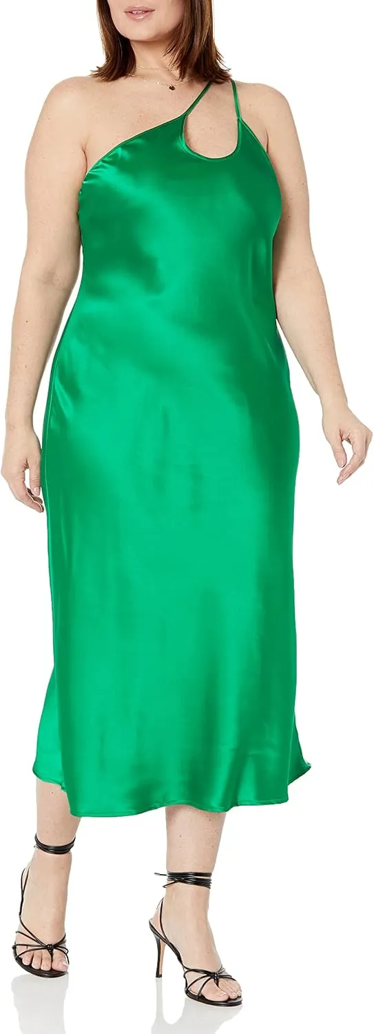 The Drop Women's Ashley Asymetrical Slip Dress