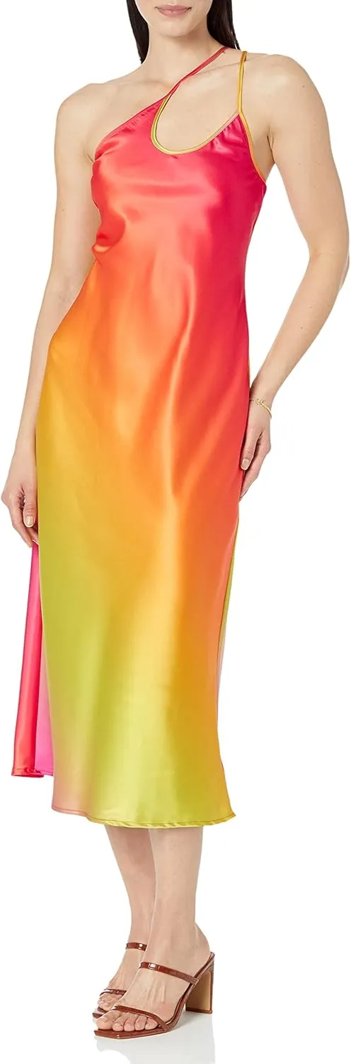 The Drop Women's Ashley Asymetrical Slip Dress