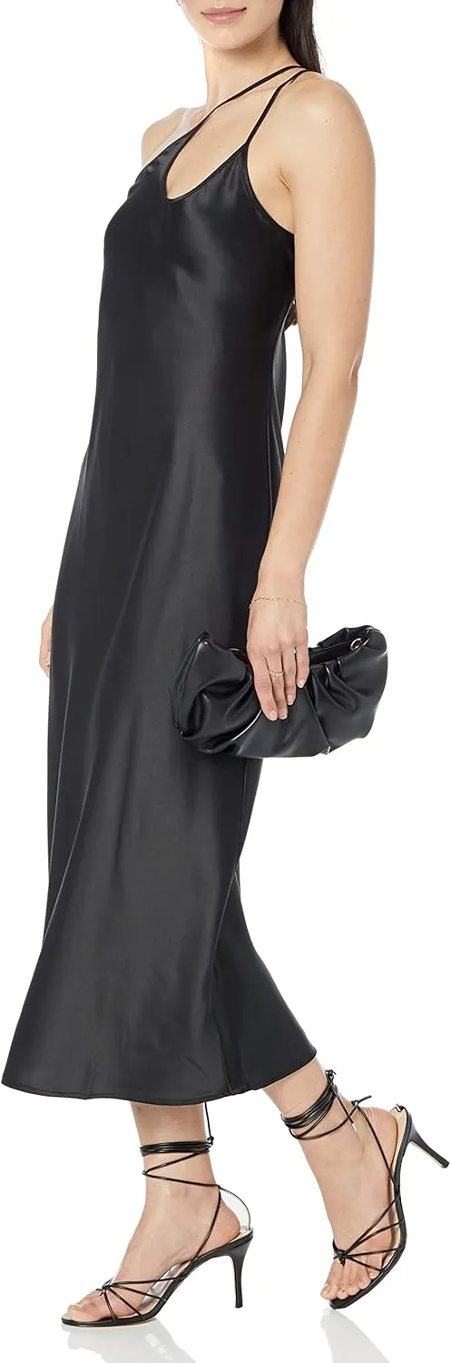 The Drop Women's Ashley Asymetrical Slip Dress