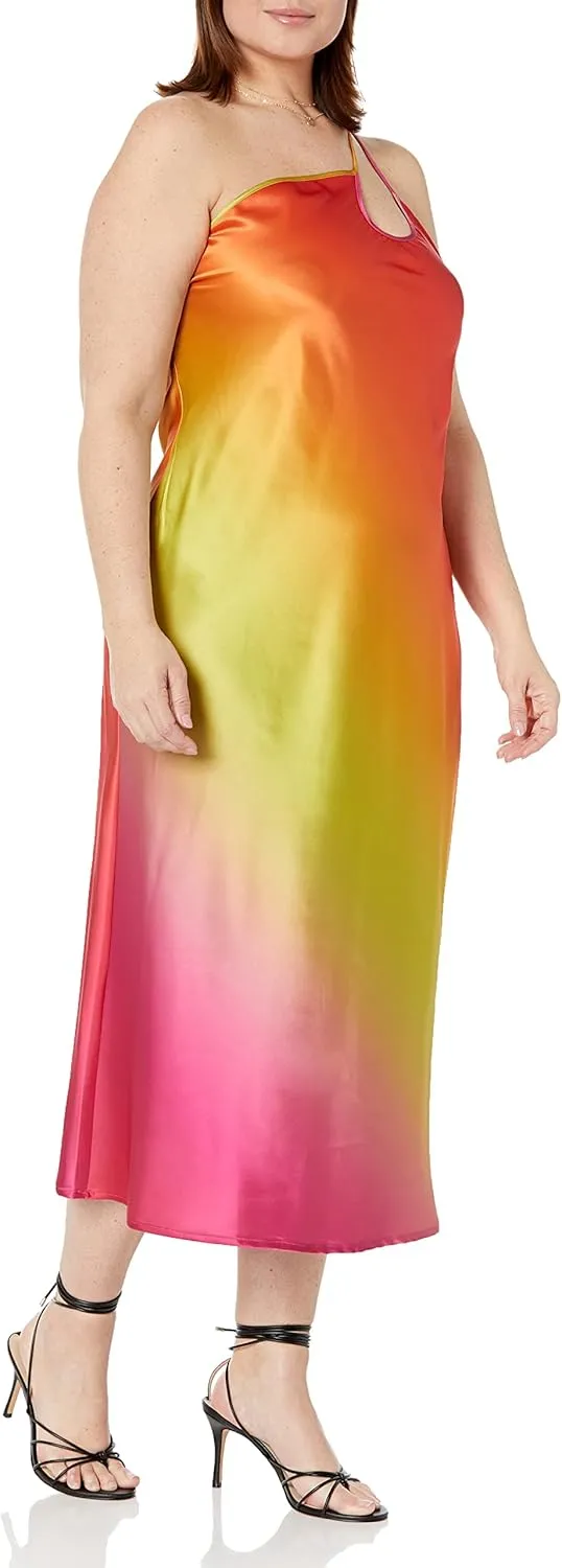 The Drop Women's Ashley Asymetrical Slip Dress