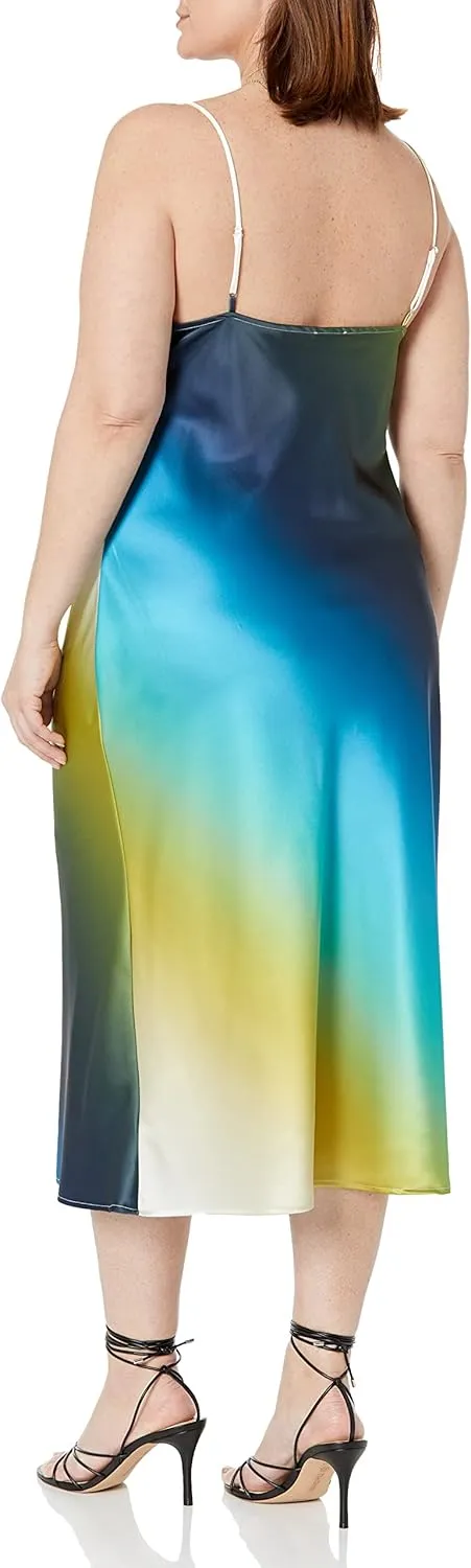 The Drop Women's Scarlett Cowl-Neck Slip Dress