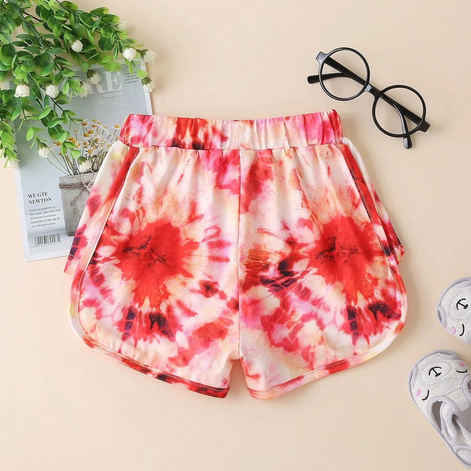 Toddler Boys Girls Running Shorts Summer Kids Athletic Shorts Quick Dry Workout Tie-Dye Shorts Active Shorts Boys Shorts