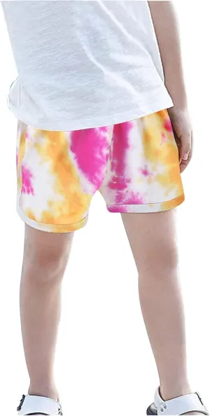 Toddler Boys Girls Running Shorts Summer Kids Athletic Shorts Quick Dry Workout Tie-Dye Shorts Active Shorts Boys Shorts