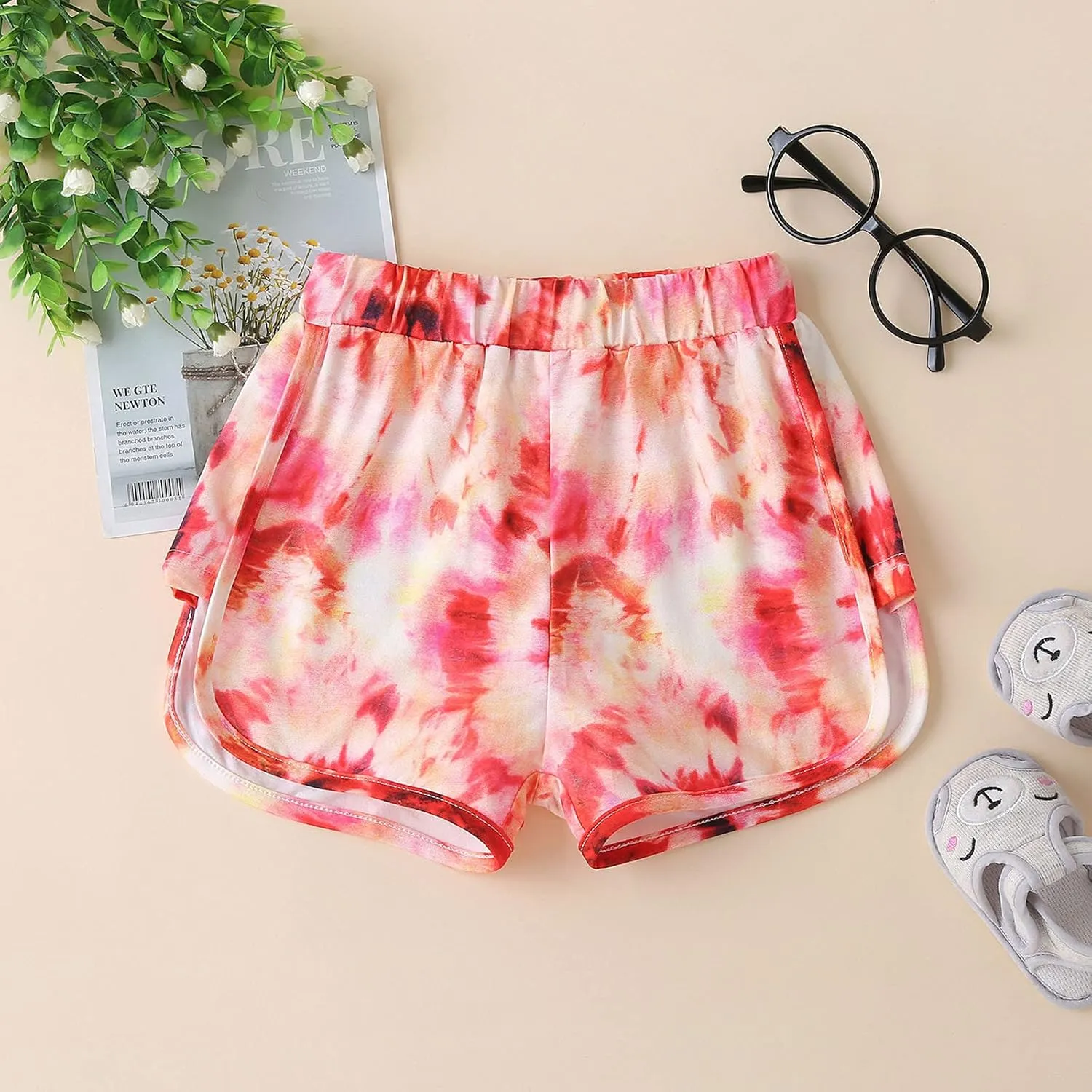 Toddler Boys Girls Running Shorts Summer Kids Athletic Shorts Quick Dry Workout Tie-Dye Shorts Active Shorts Boys Shorts