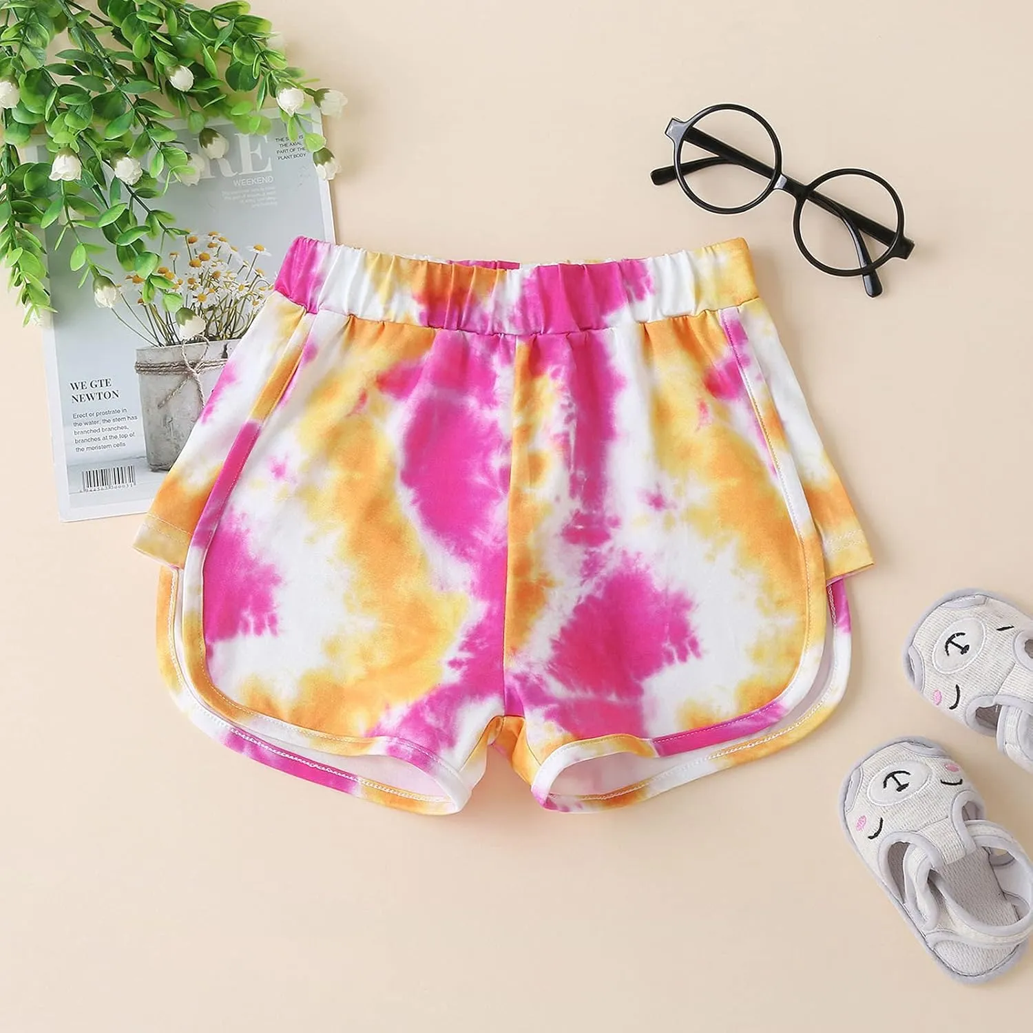 Toddler Boys Girls Running Shorts Summer Kids Athletic Shorts Quick Dry Workout Tie-Dye Shorts Active Shorts Boys Shorts