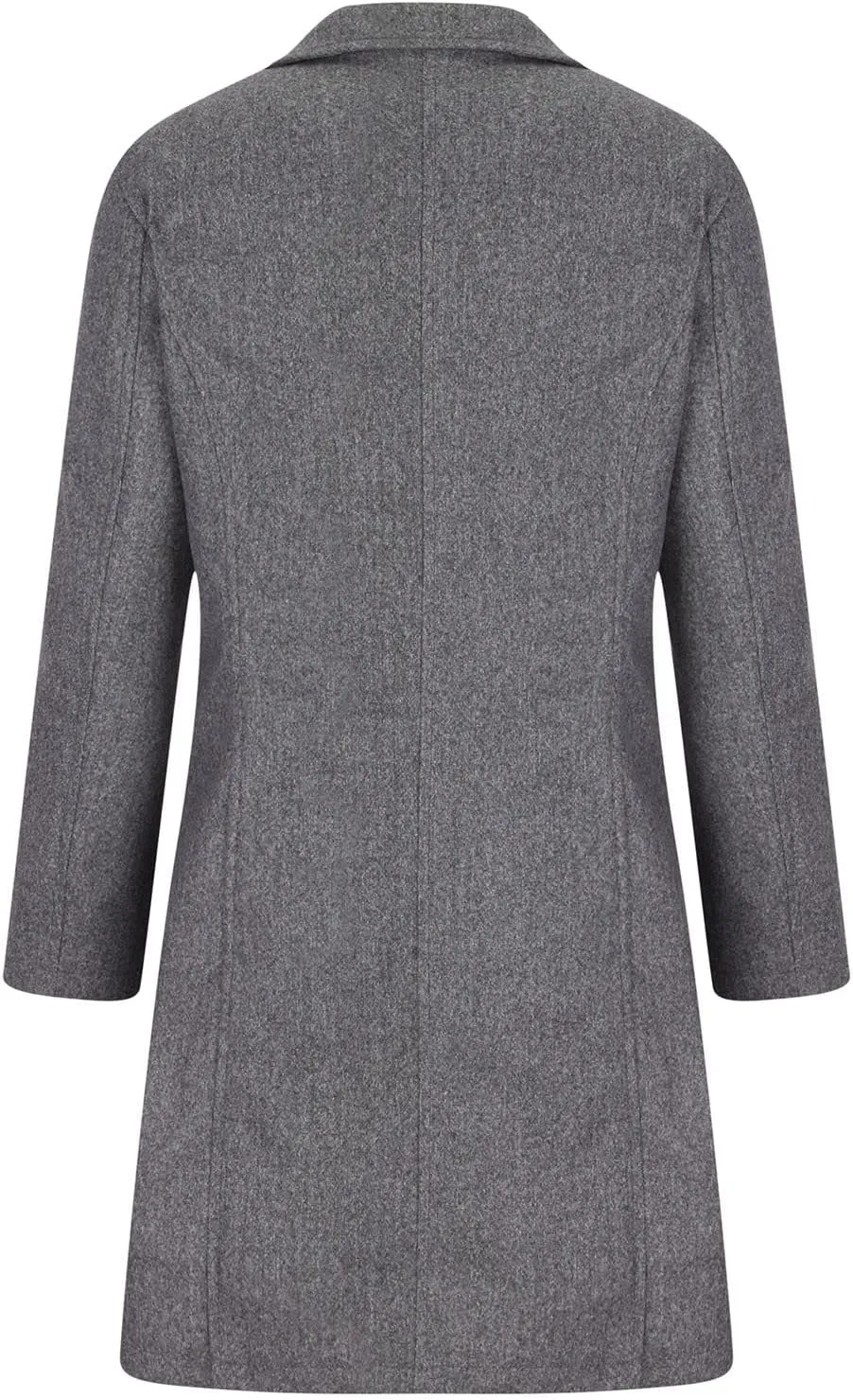 Trench Coat for Women 2024 Long Wool Coat Single Breasted Pea Coat Casual Lapel Coat Thicken Winter Coat Jacket