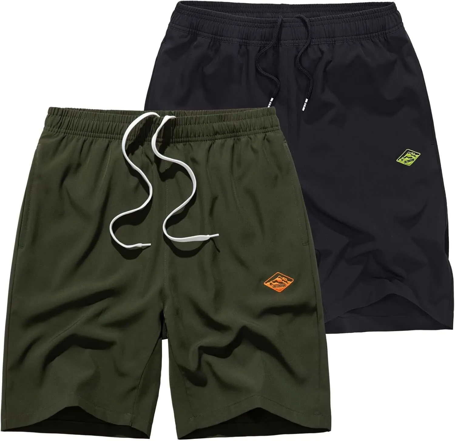 Vcansion Men's Outdoor Lightweight Hiking Shorts Quick Dry Sports Casual Shorts Skateboard Shorts Swimming Shorts