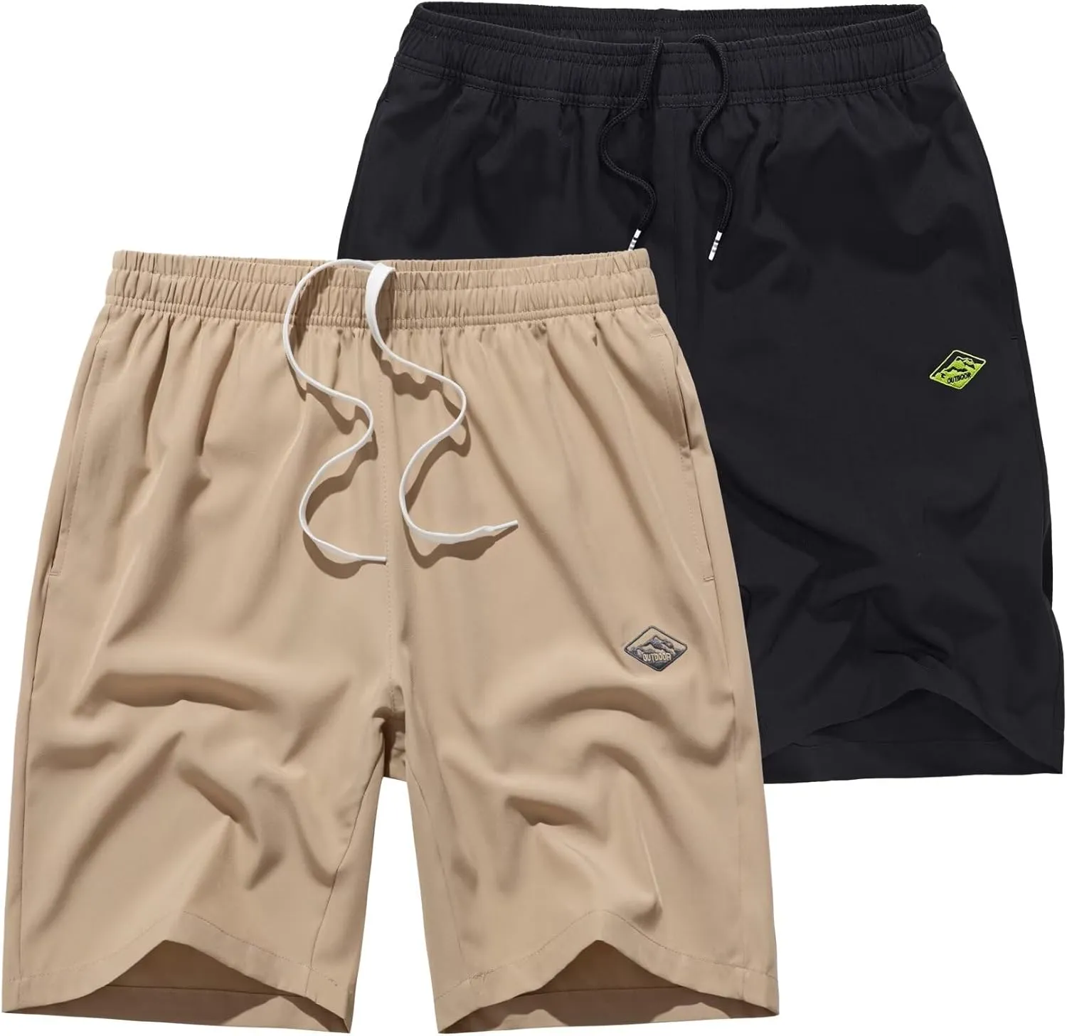 Vcansion Men's Outdoor Lightweight Hiking Shorts Quick Dry Sports Casual Shorts Skateboard Shorts Swimming Shorts