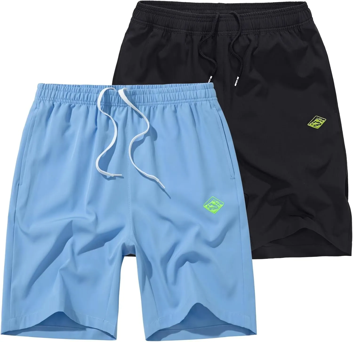 Vcansion Men's Outdoor Lightweight Hiking Shorts Quick Dry Sports Casual Shorts Skateboard Shorts Swimming Shorts