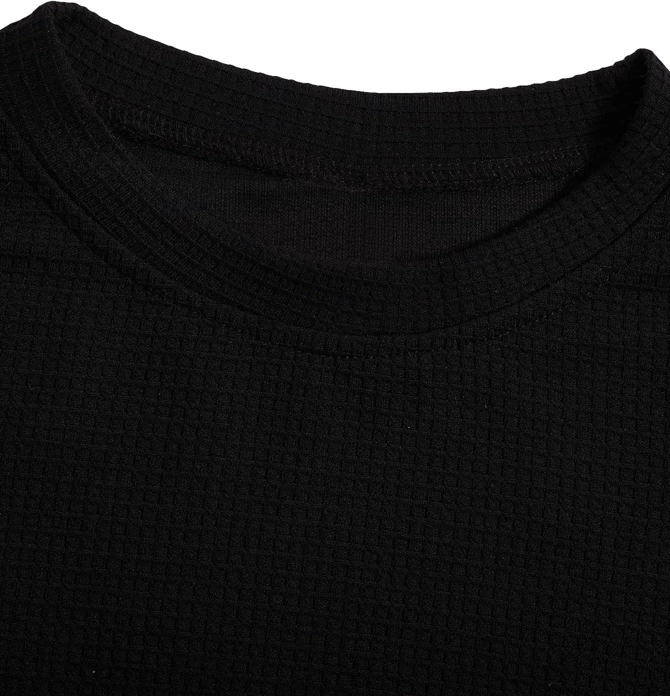 Verdusa Women's Drop Shoulder Long Sleeve Round Neck Knit Crop Top Shrug