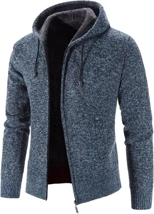 Winter Coats for Men Cotton Jacket Slim Fit Jacket Fashion Long Sleeve Warm Camouflage Printed Hooded Jacket Top