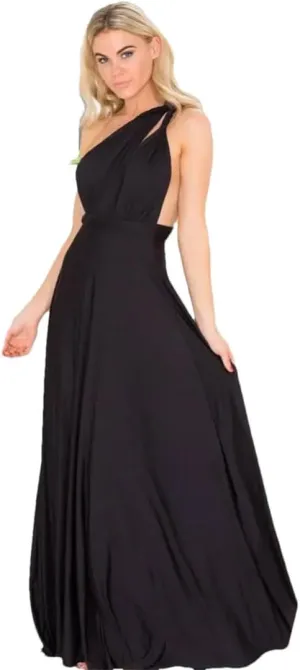 Women Maxi Dress Red Infinity Long Dress Multiway Bridesmaids Convertible Wrap Party Dresses