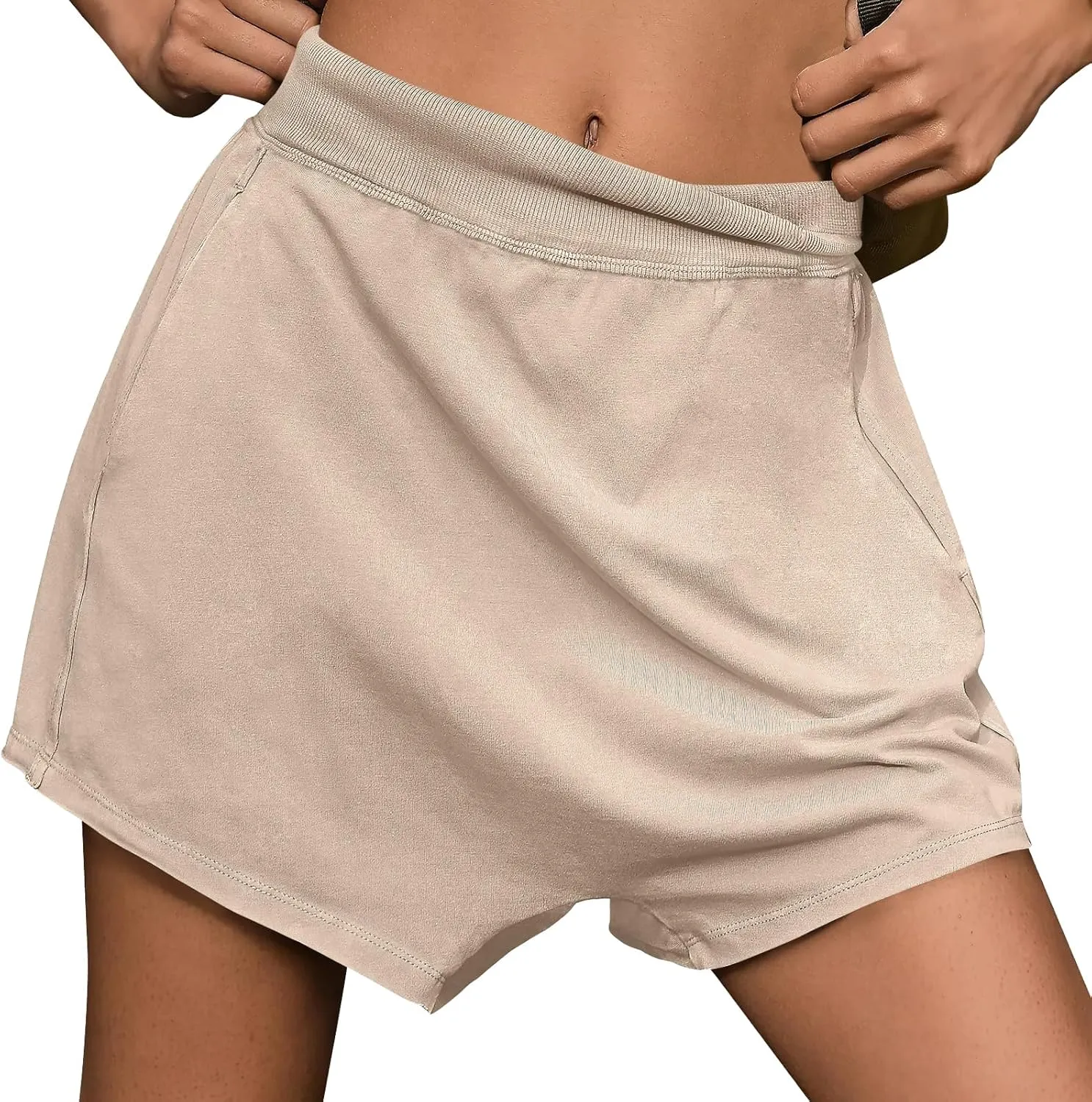 Women Summer Shorts Hot Shot Harem Shorts Casual High Waist Sweat Shorts Baggy Beach Shorts Plus Size Bermuda Shorts