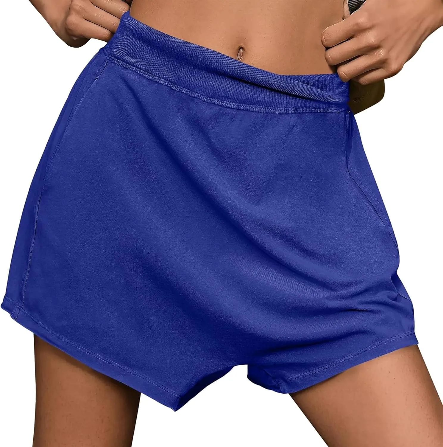 Women Summer Shorts Hot Shot Harem Shorts Casual High Waist Sweat Shorts Baggy Beach Shorts Plus Size Bermuda Shorts