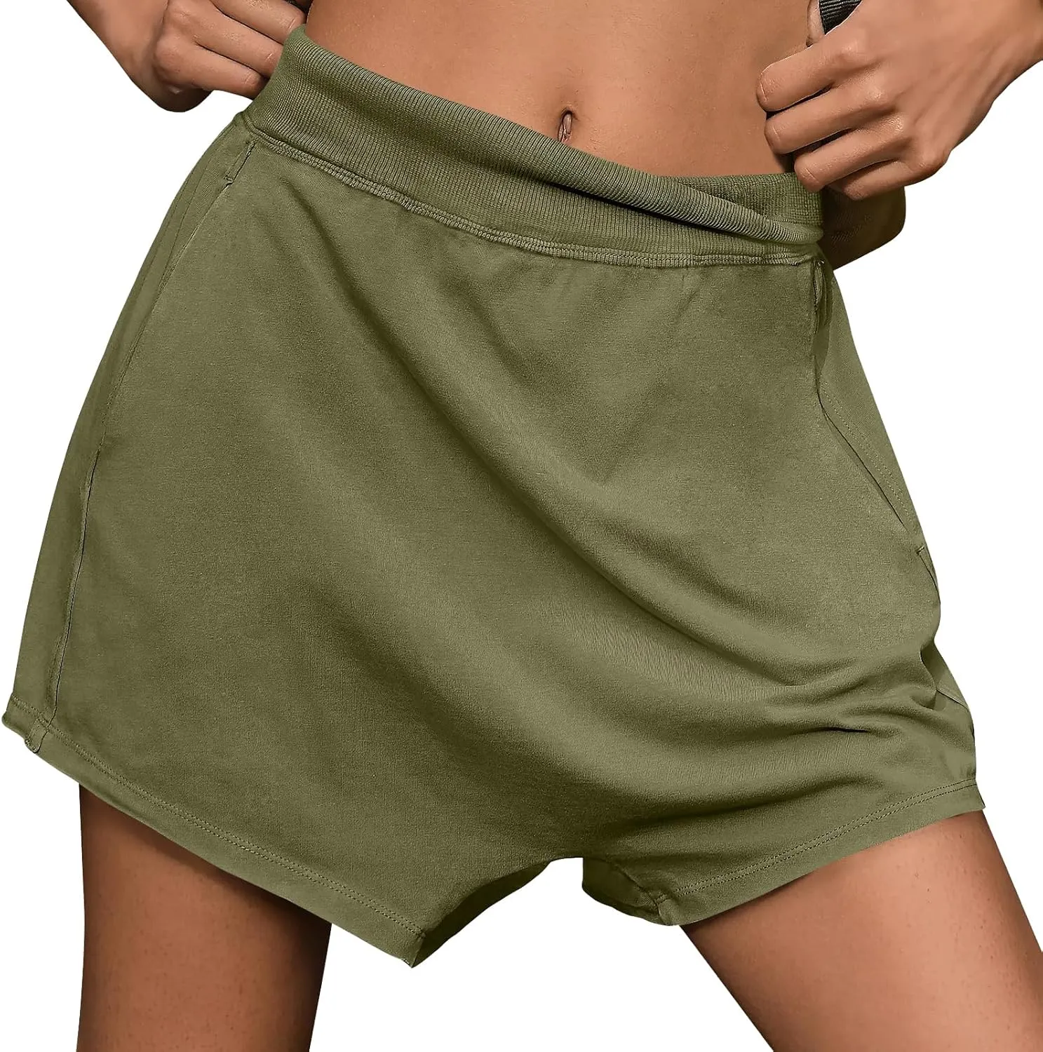 Women Summer Shorts Hot Shot Harem Shorts Casual High Waist Sweat Shorts Baggy Beach Shorts Plus Size Bermuda Shorts