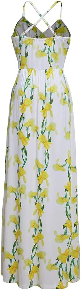 Women Transformer Convertible Multi Way Wrap V-Neck Wedding Bridesmaid Dress Halter Ombre Floral Long Evening Prom Maxi Dress