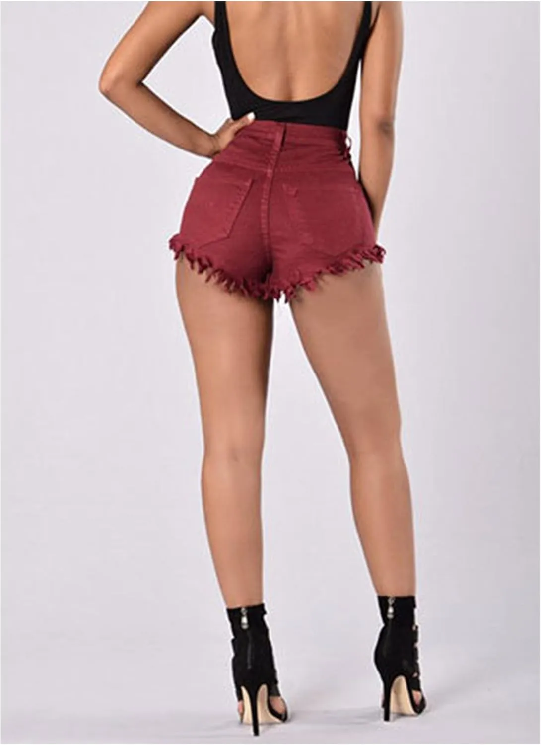 Women's High Waisted Jeans Shorts