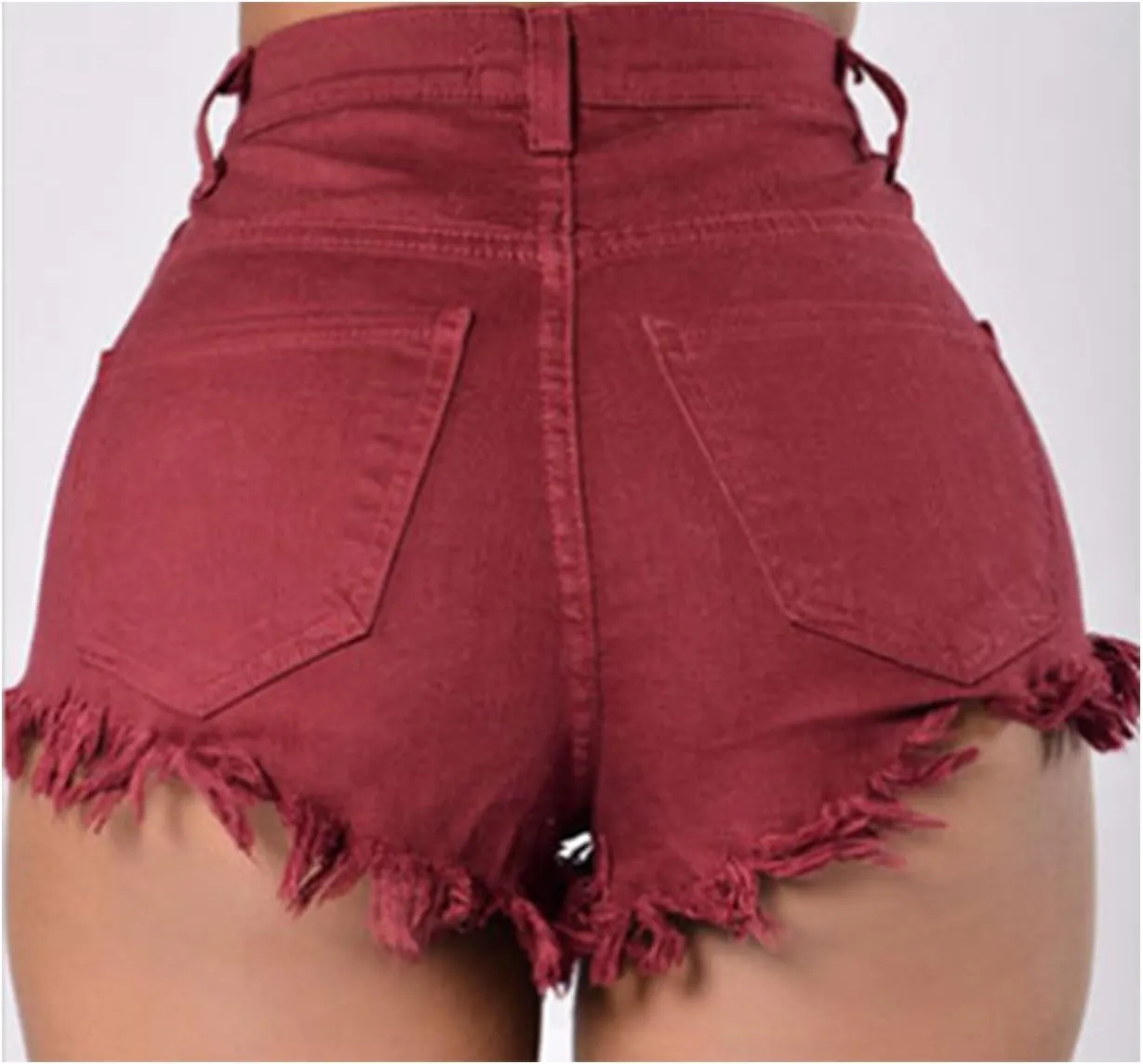 Women's High Waisted Jeans Shorts