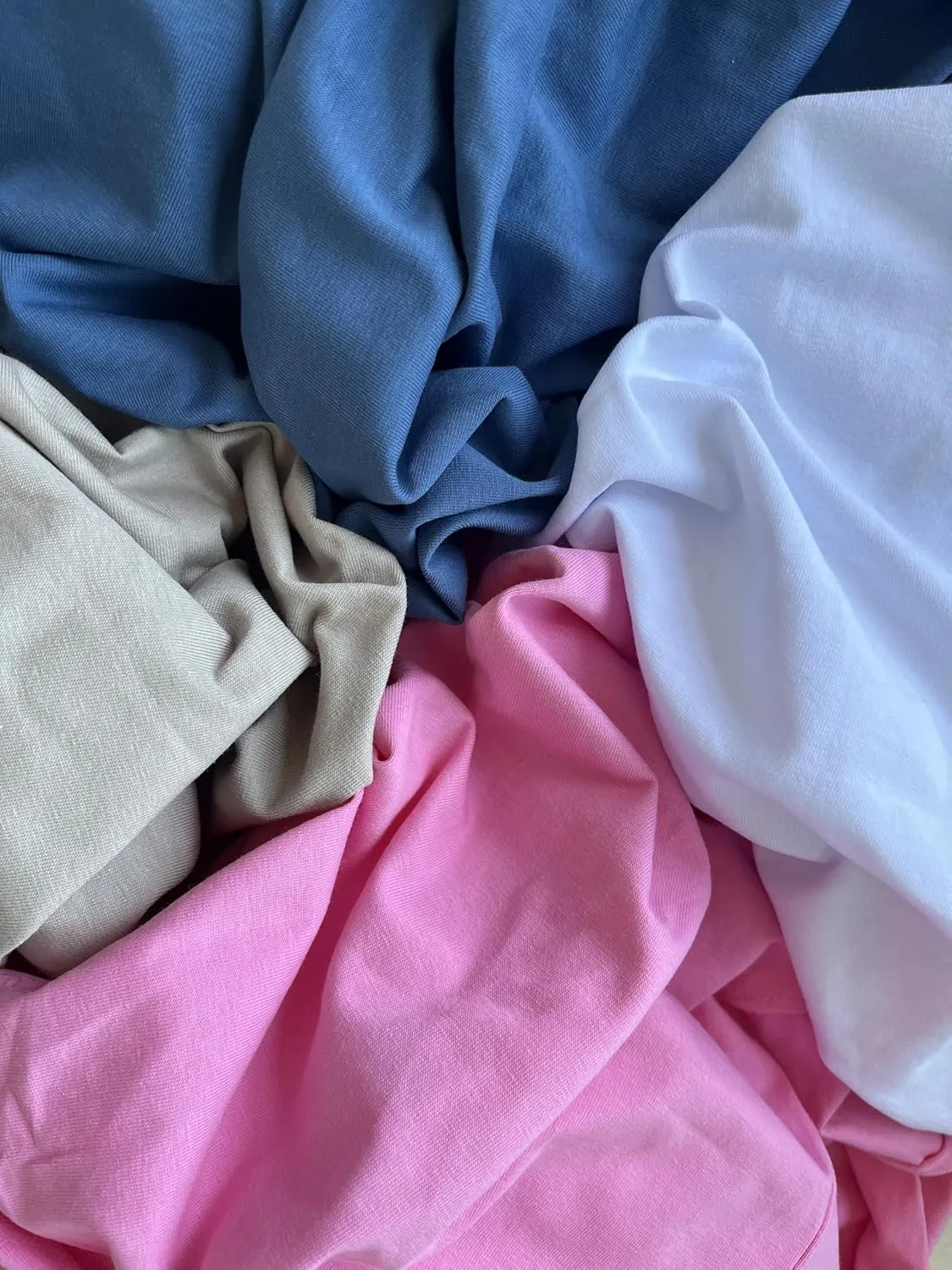 Womens Oversized Shirt Summer Casual Trendy Tshirts Cotton Crewneck Short Sleeve Basic Tops Tees