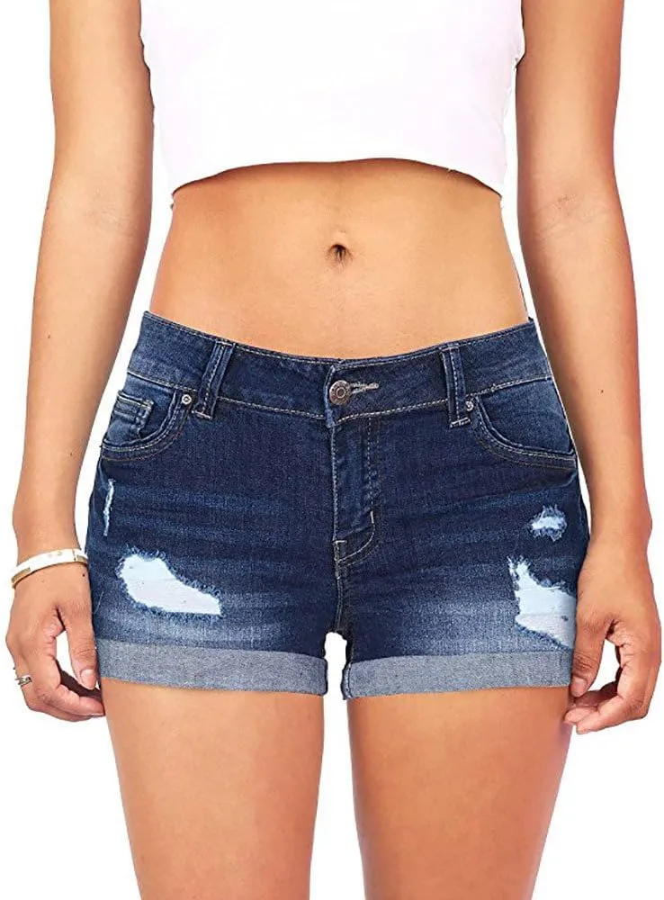 Women's Shorts High Waisted Jean Shorts Trendy Denim Shorts Short Jeans Ripped Shorts Denim Shorts Jeans Beach Short