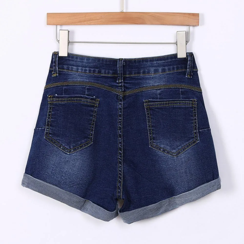 Women's Shorts High Waisted Jean Shorts Trendy Denim Shorts Short Jeans Ripped Shorts Denim Shorts Jeans Beach Short