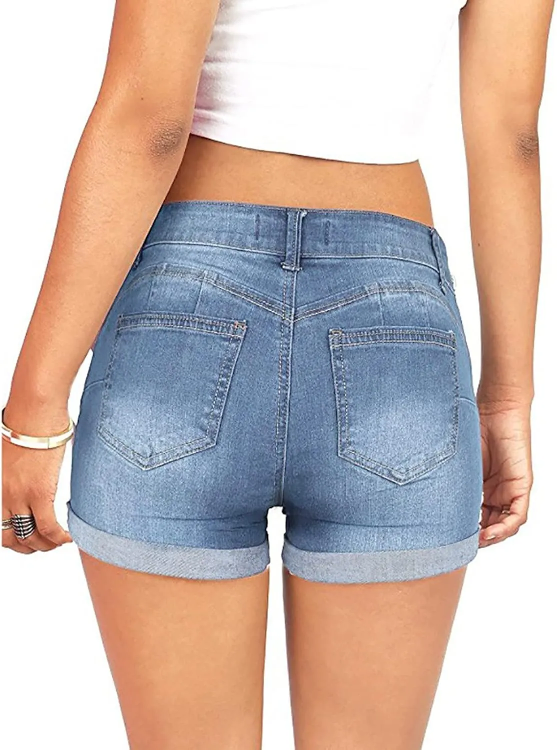 Women's Shorts High Waisted Jean Shorts Trendy Denim Shorts Short Jeans Ripped Shorts Denim Shorts Jeans Beach Short
