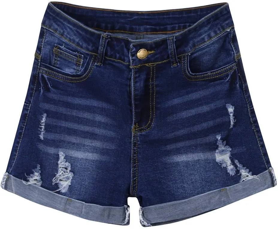 Women's Shorts High Waisted Jean Shorts Trendy Denim Shorts Short Jeans Ripped Shorts Denim Shorts Jeans Beach Short