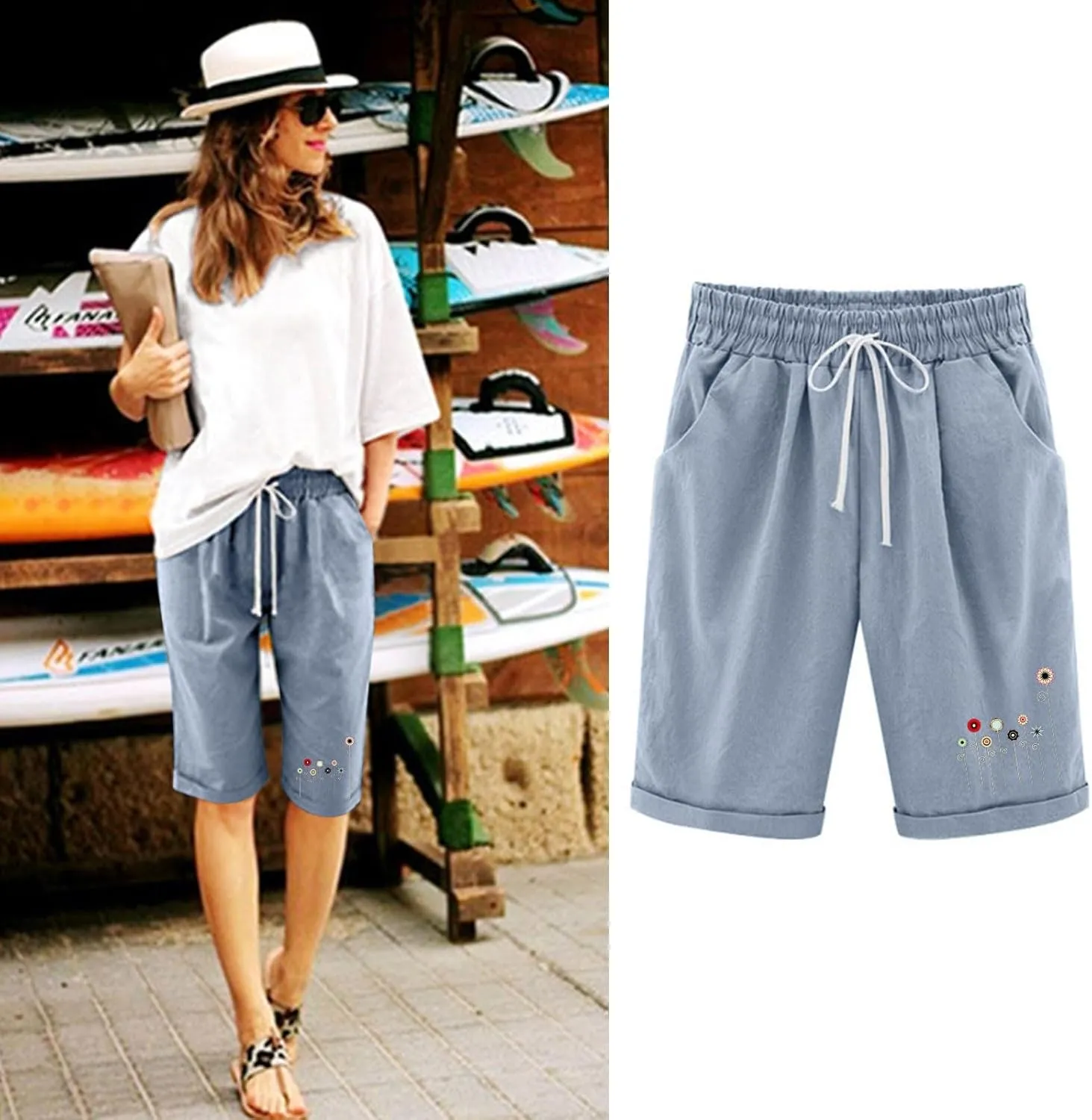 Women'S Shorts Shorts Women's Yoga Sports Summer Shorts Yoga Shorts Exercise Running Fitness Shorts 2pc Women'S High