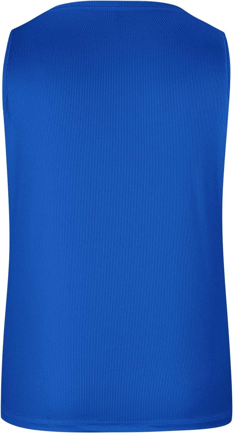 Womens V Neck Tank Tops Summer Sleeveless Knitted Button Casual Henley Shirts Slim Fit Cami Top Vacation Tanks Vest