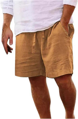 Workout Shorts for Men Shorts Cotton Men's Solid and and Men's pants Sport Shorts Men Workout Shorts White Shorts