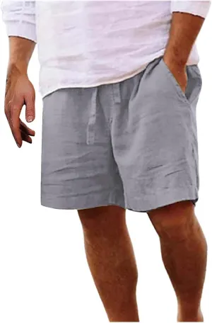 Workout Shorts for Men Shorts Cotton Men's Solid and and Men's pants Sport Shorts Men Workout Shorts White Shorts