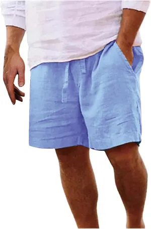 Workout Shorts for Men Shorts Cotton Men's Solid and and Men's pants Sport Shorts Men Workout Shorts White Shorts