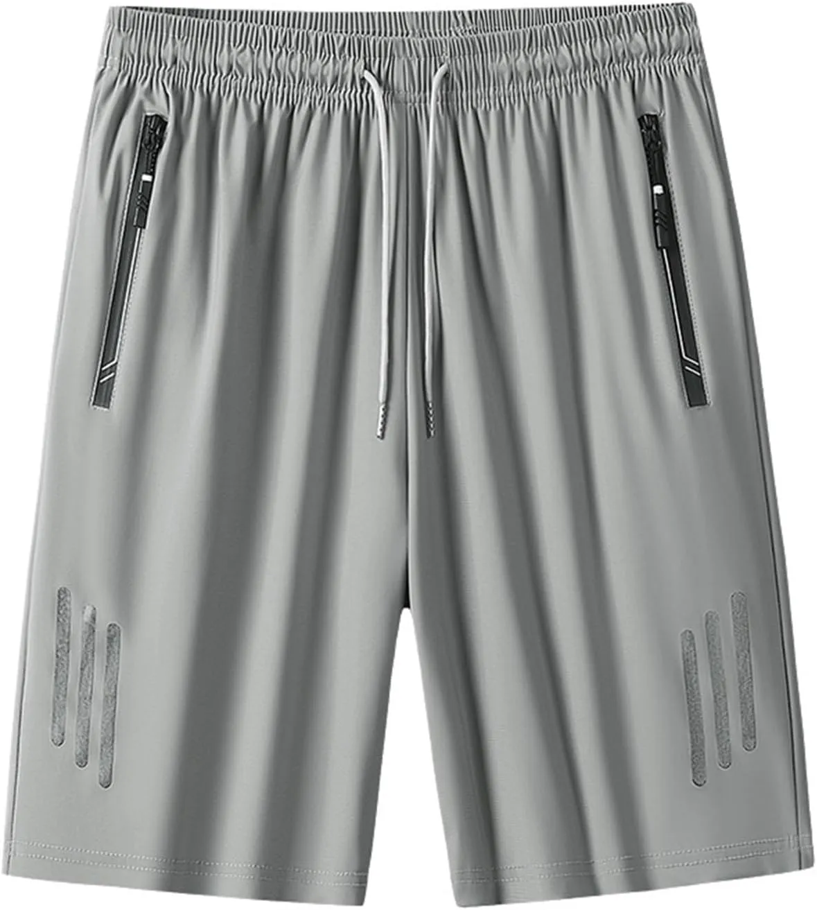 Workout Shorts Pack Men's Ice Silk Shorts Sport Lightweight Shorts Breathable Short Pants Pocket Exercise Shorts